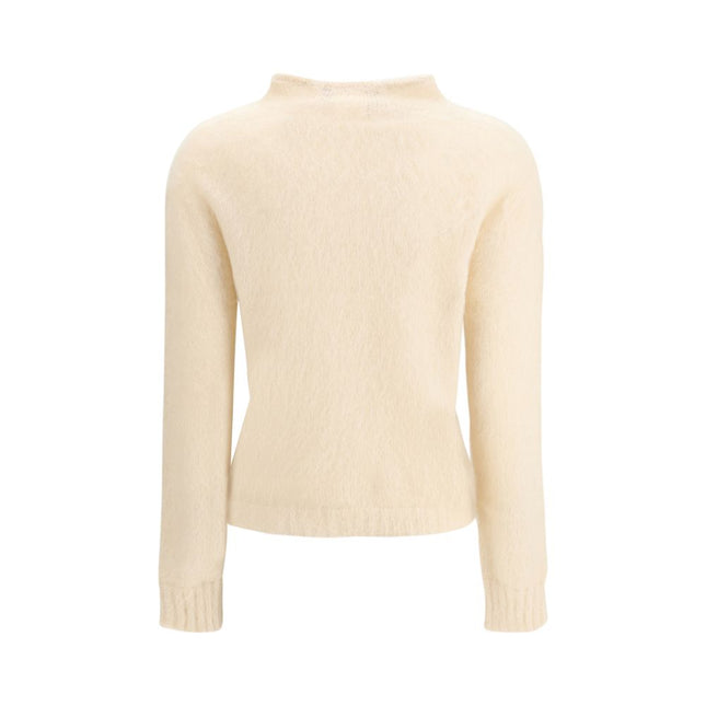 Max Mara Cream Polyamide Sweatshirt