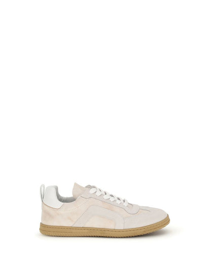 Pierre Hardy Cream Calf Leather Bos Taurus Low Top Sneakers