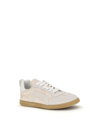 Pierre Hardy Cream Calf Leather Bos Taurus Low Top Sneakers