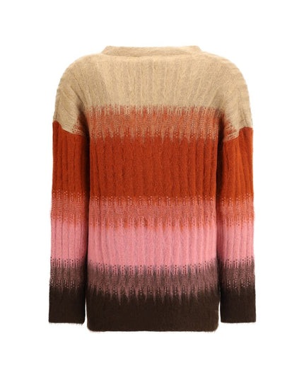 Fendi Multicolor Mohair Cardigan