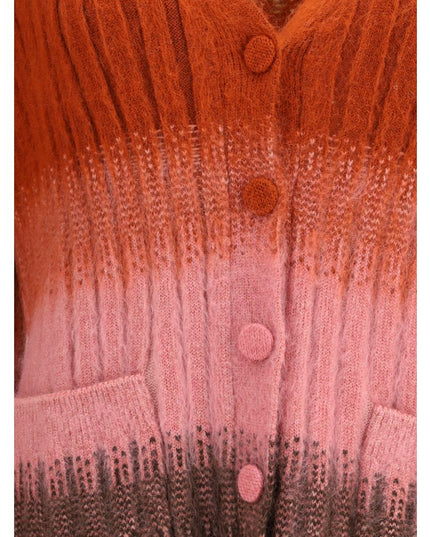Fendi Multicolor Mohair Cardigan