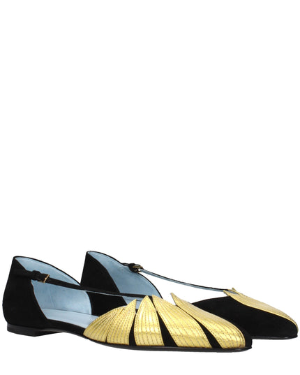 Valentino Garavani Black Leather Sandals