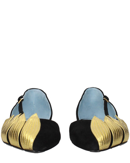 Valentino Garavani Black Leather Sandals