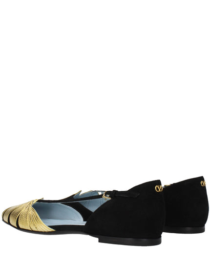 Valentino Garavani Black Leather Sandals