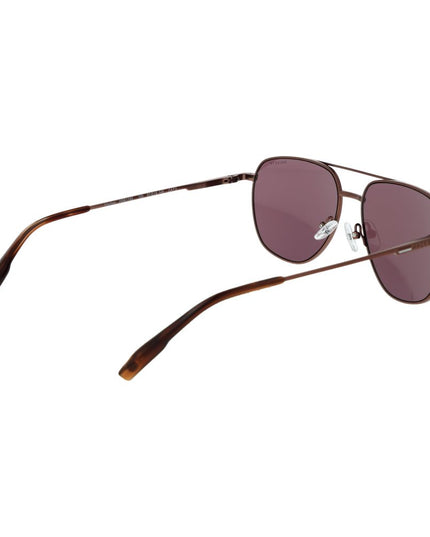 Hackett Brown Metal Sunglasses