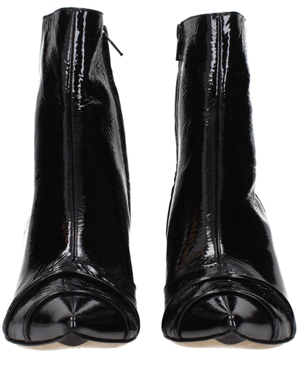 Maison Margiela Black Leather Ankle Boots