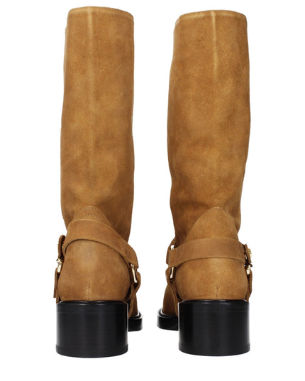 Chloé Brown Leather Ankle Boots