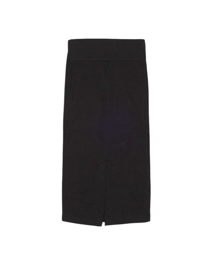 Puma Black Cotton Long Skirt