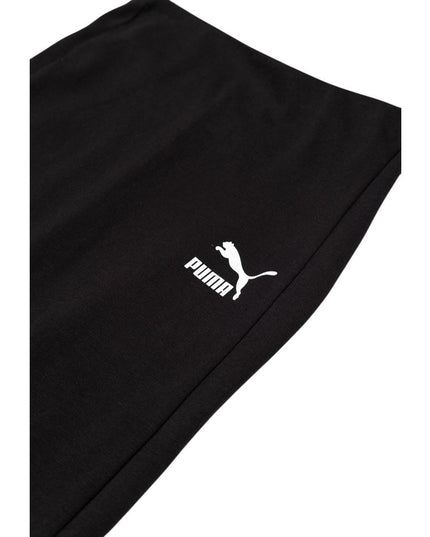Puma Black Cotton Long Skirt