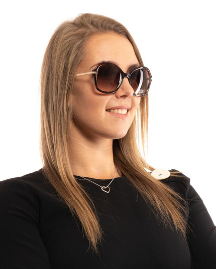 Guess Brown Metal & Plastic Sunglasses