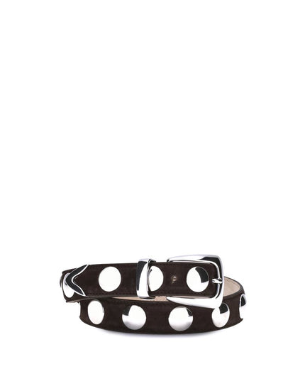 Khaite Brown Calf Leather Bos Taurus Regular Belt