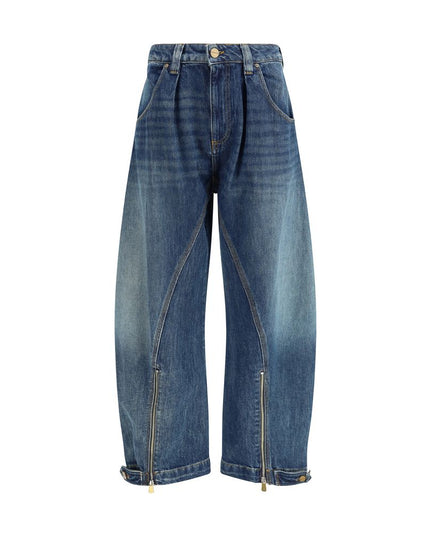 PINKO Blue Cotton Jeans Denim
