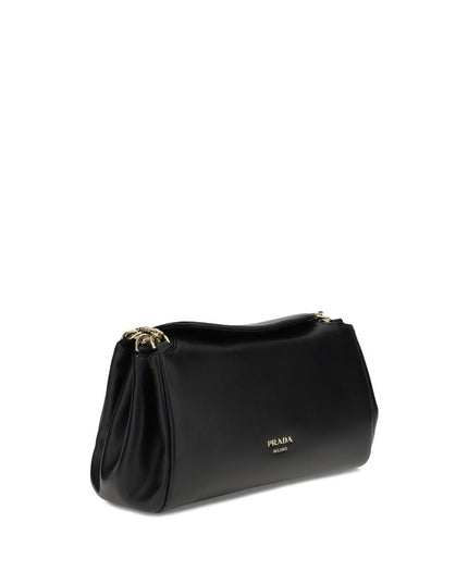 Prada Black Lamb Ovis Aries Aries Shoulder Bag