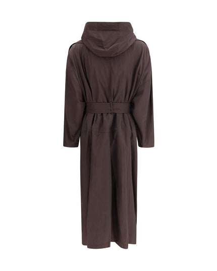 Max Mara Brown Polyamide Trench Coat