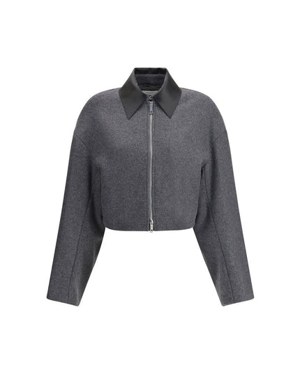 Max Mara Gray Fleece Wool Clothing