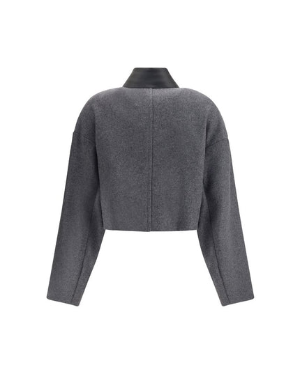 Max Mara Gray Fleece Wool Clothing