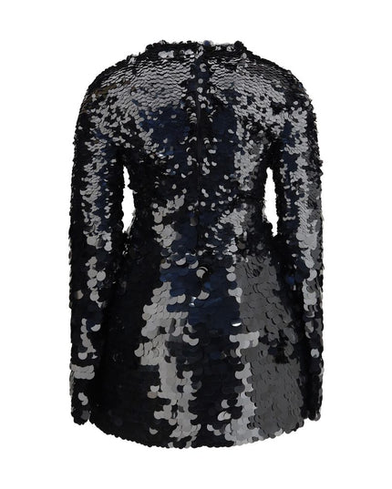 Max Mara Black Polyester Cocktail Dress