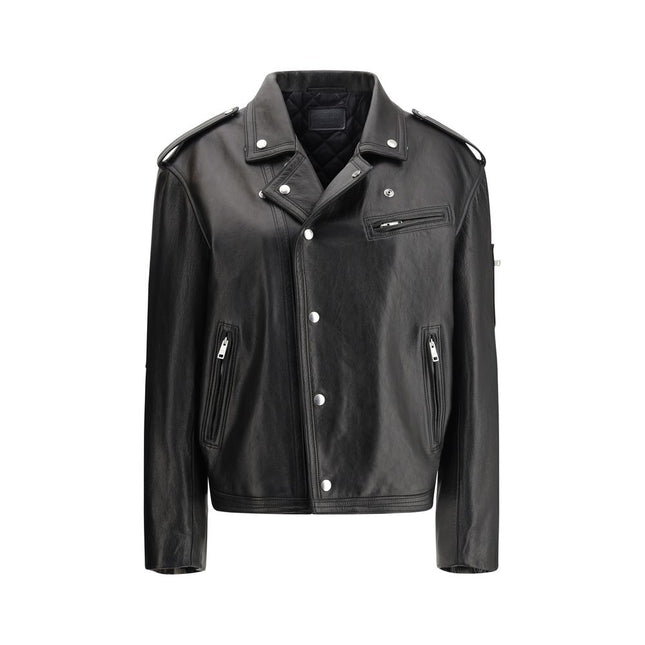 Prada Black Leather Jacket