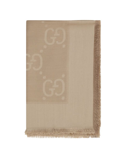 Gucci Brown Wool Scarf