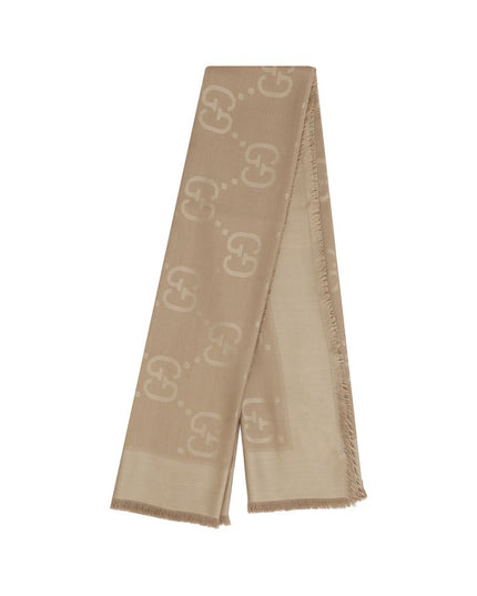 Gucci Brown Wool Scarf