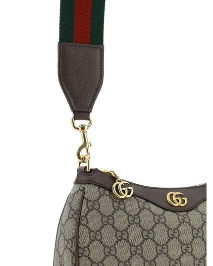 Gucci Brown Cotton Shoulder Bag