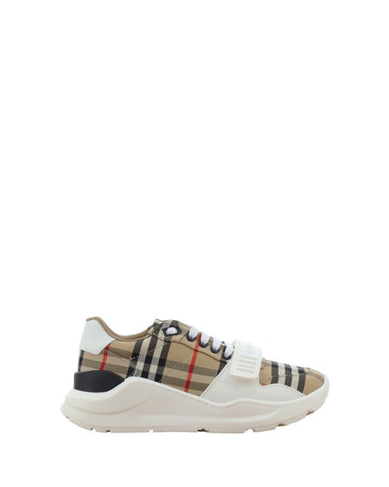 Burberry Beige Rubber Athletic Sneakers
