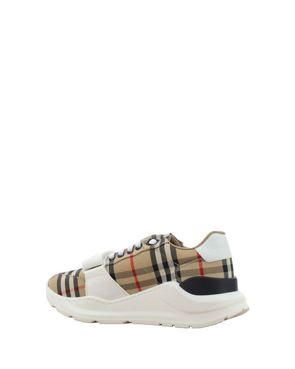 Burberry Beige Rubber Athletic Sneakers