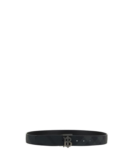 Burberry Black Calf Leather Bos Taurus Regular Belt