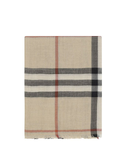 Burberry Brown Silk Scarf