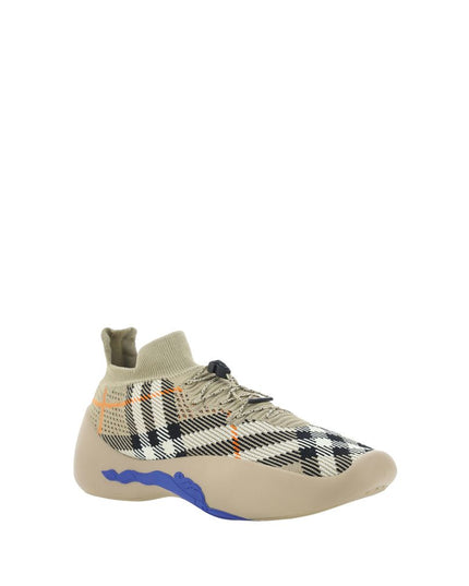 Burberry Brown Rubber Athletic Sneakers