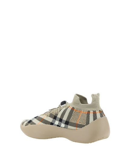 Burberry Brown Rubber Athletic Sneakers