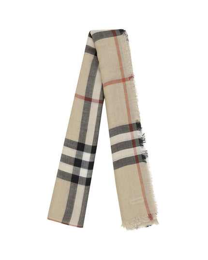 Burberry Brown Silk Scarf