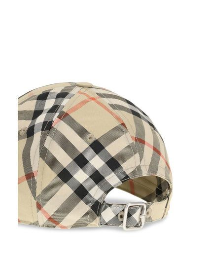 Burberry Beige Polyester Cap (Baseball Hat)