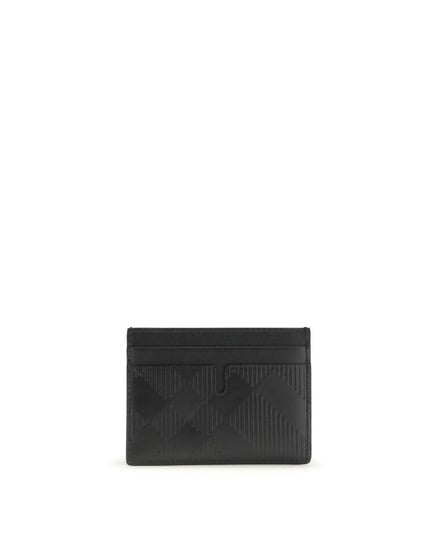 Burberry Black Calf Leather Bos Taurus Wallet