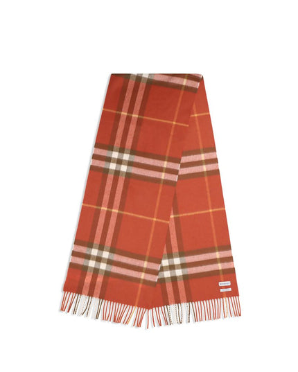 Burberry Red Cashmere Scarf