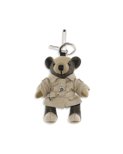 Burberry Beige Cashmere Keychain