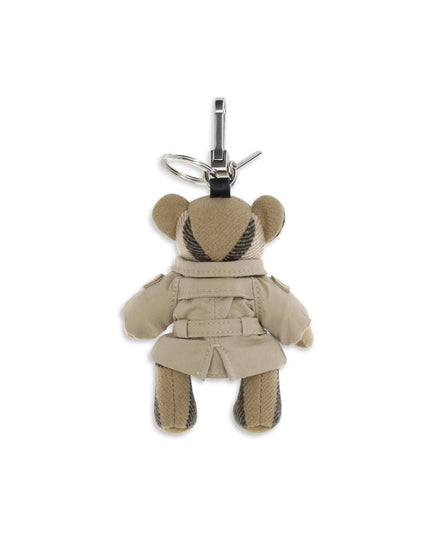 Burberry Beige Cashmere Keychain