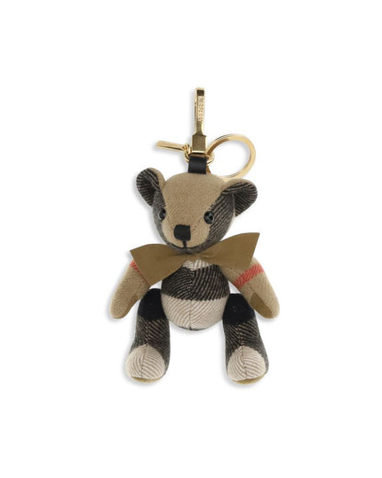 Burberry Beige Cashmere Keychain
