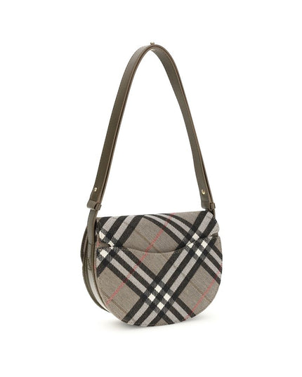 Burberry Gray Fabric Shoulder Bag