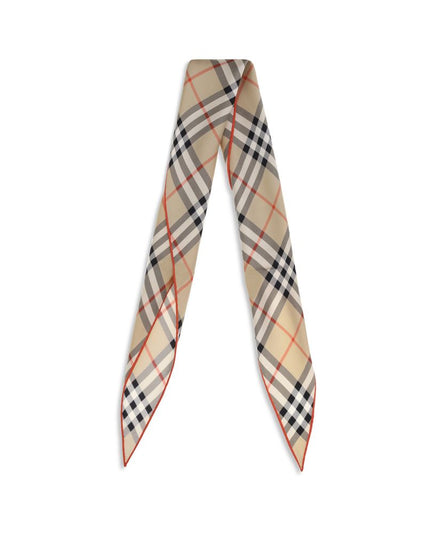 Burberry Beige Silk Scarf