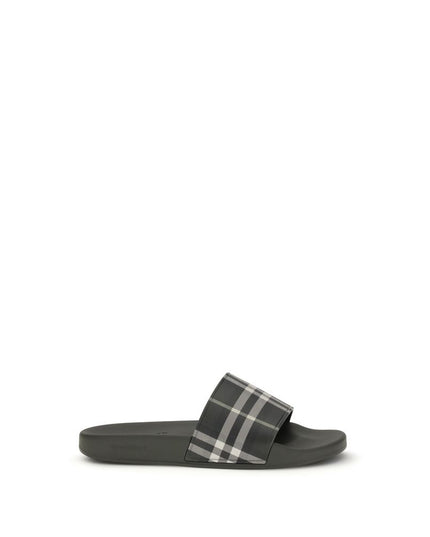 Burberry Green Polyurethane Slippers
