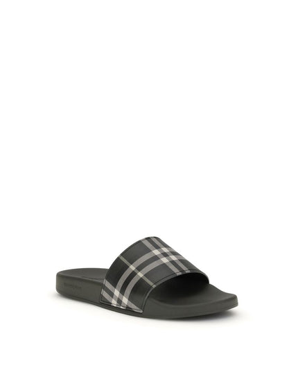 Burberry Green Polyurethane Slippers