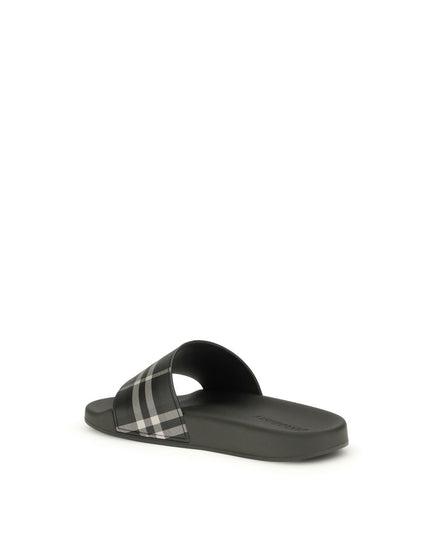 Burberry Green Polyurethane Slippers