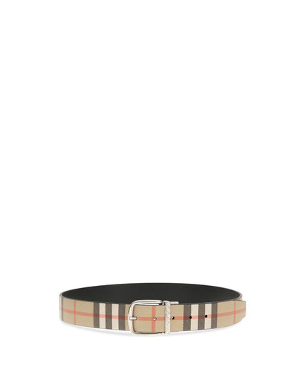 Burberry Multicolor Calf Leather Bos Taurus Belt