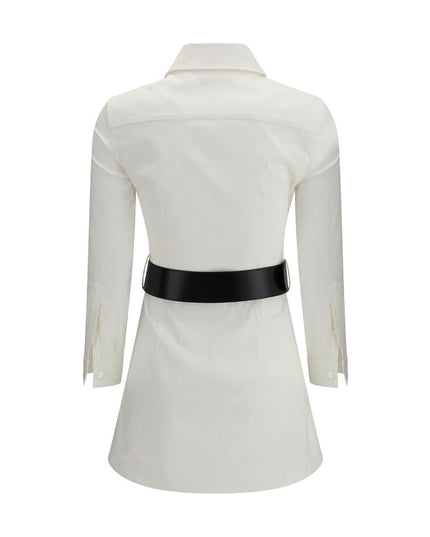 Balenciaga White Cotton Casual Dress