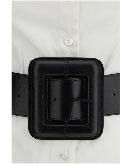 Balenciaga White Cotton Casual Dress