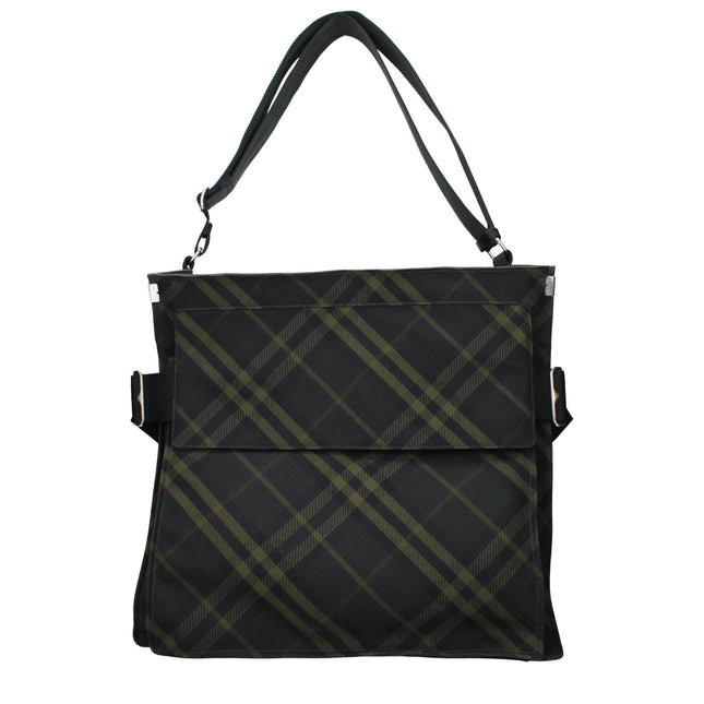 Burberry Green Fabric Crossbody Bag
