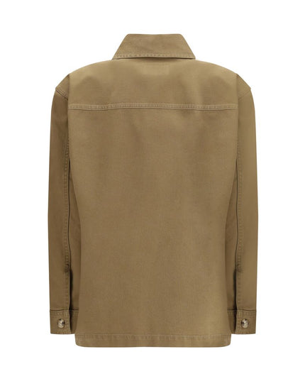 Saint Laurent Green Cotton Denim Jacket