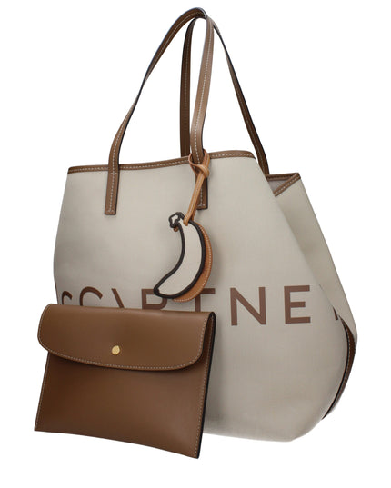 Stella McCartney Beige Fabric Shoulder Bag