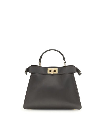 Fendi Brown Calf Leather Bos Taurus Handbag